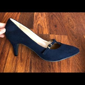 Blue Suede Heels